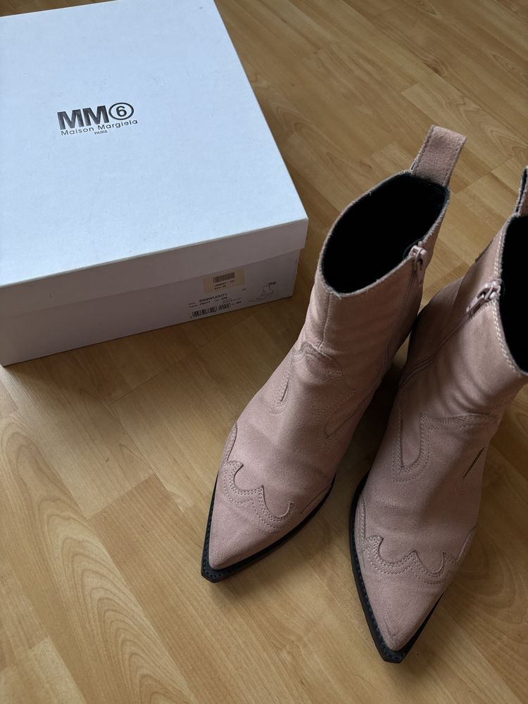 Сапоги казаки туфли margiela mm6