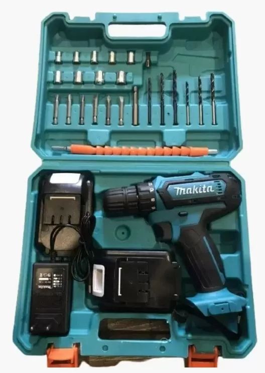 Шуруповерт Makita 331 DWE (24V, 5.0AH) с набором инструментов