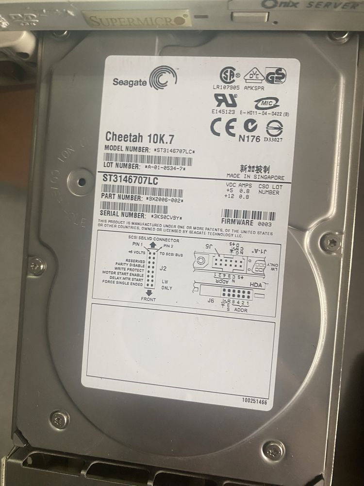 сервер від Supermicro, модель SuperServer 6014P-82.