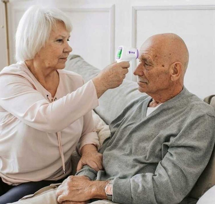 Termometr bezdotykowy na podczerwień elektroniczny LCD BERRCOM JXB-178