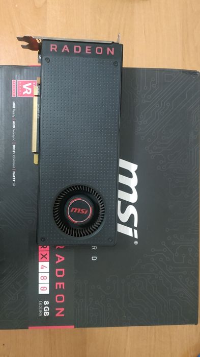 Відеокарта RX 480 8gb MSI