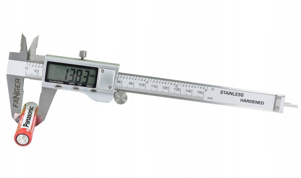 Cyfrowa Metalowa Suwmiarka Elektroniczna + Pirometr Termometr Laserowy