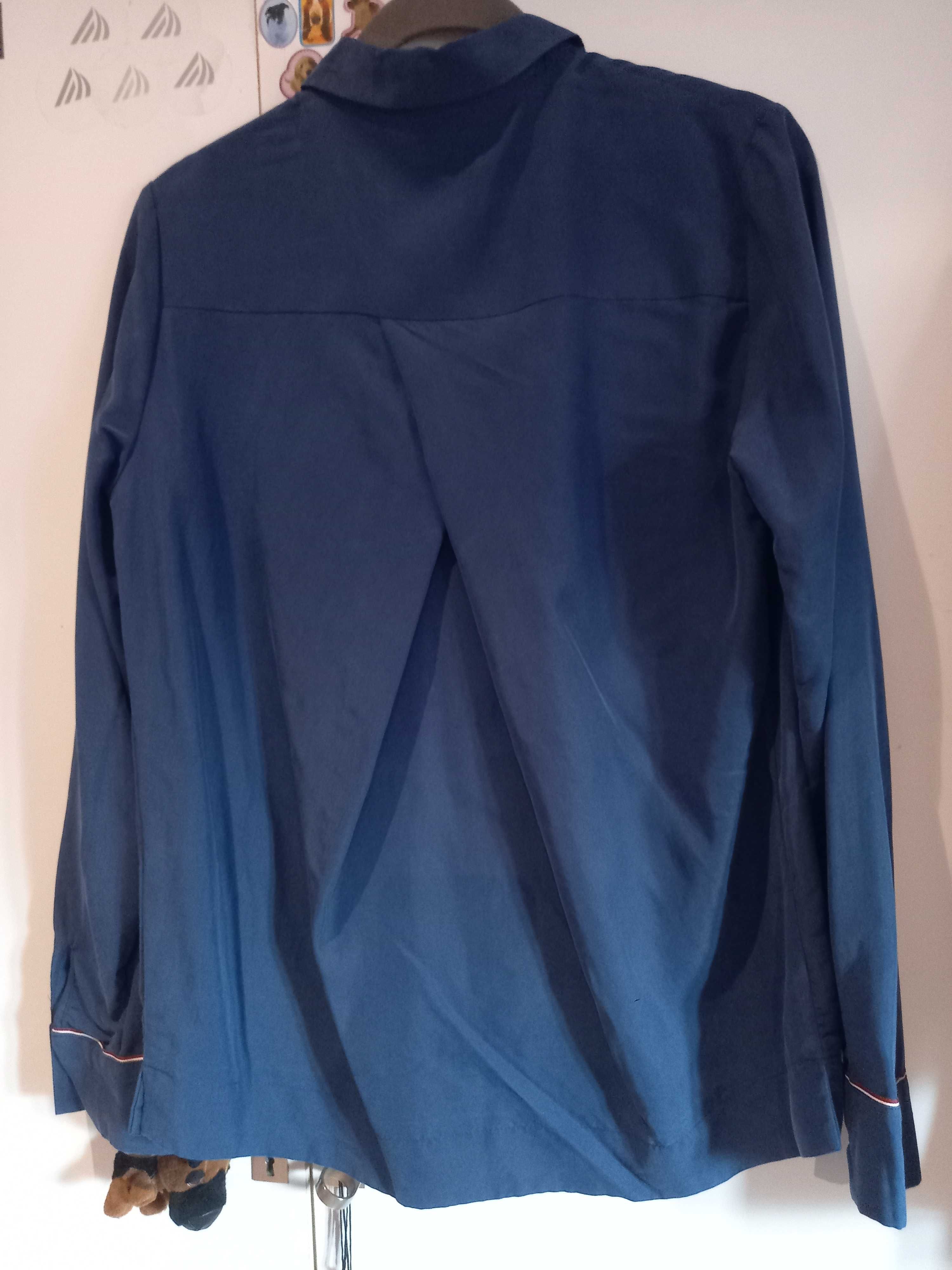 Blusa azul marinho, original e nova - S - Salsa