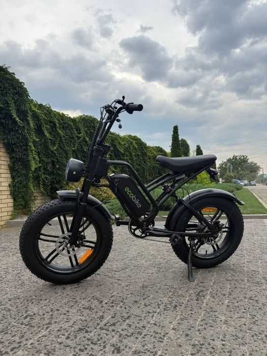 Электровелосипед с Пасс-системой Фетбайк ECOBIKE 1000W,60V21Aч