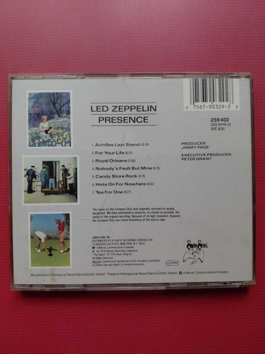 Led Zeppelin  Presence  CD