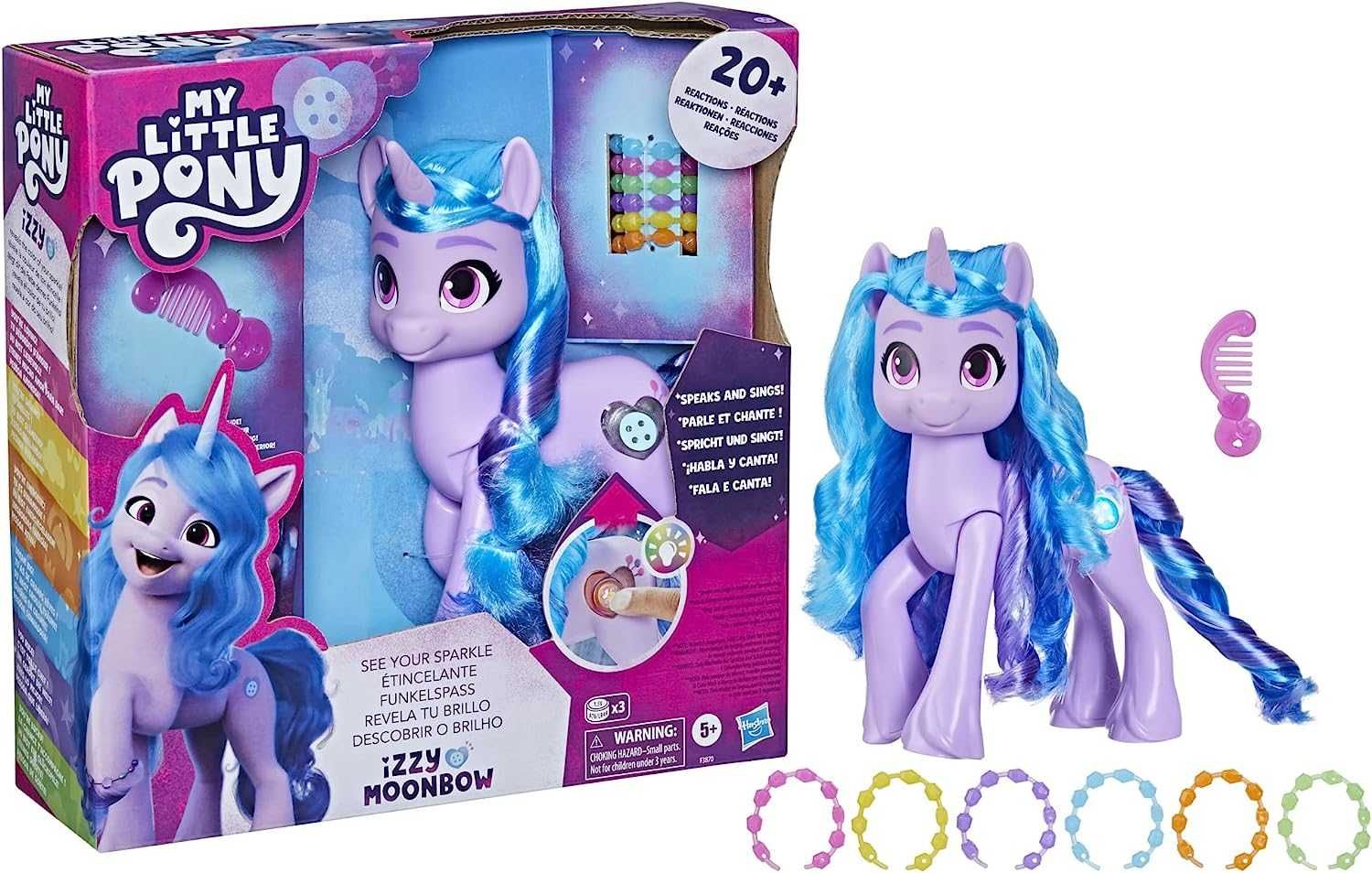 Пони Иззи Мунбоу звук свет  My Little Pony Izzy Moonbow F3870