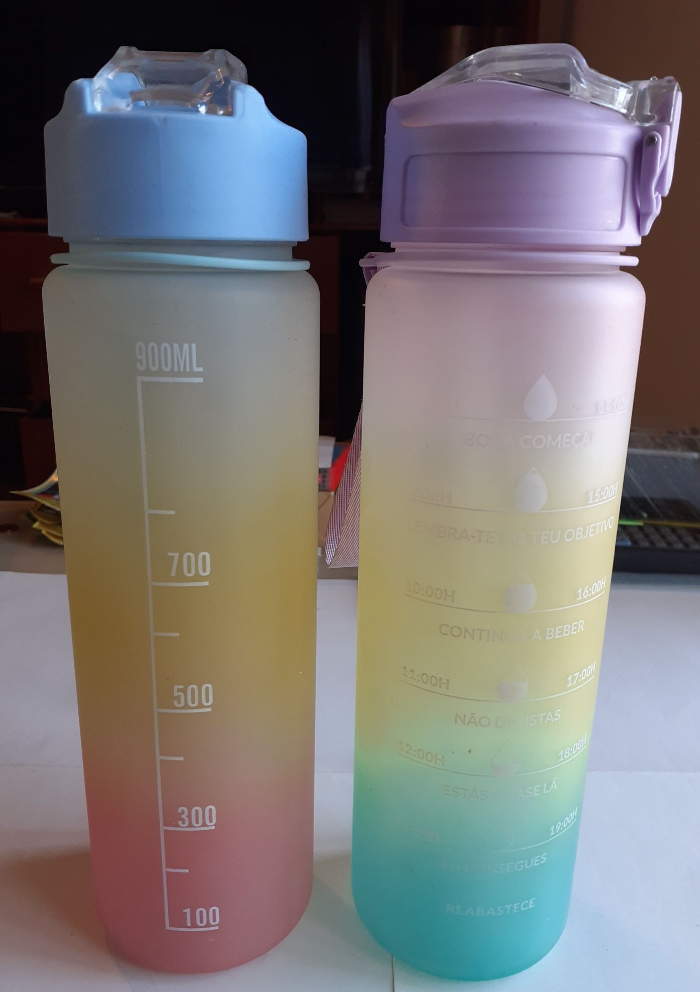 Conjunto de Duas Garrafas de Água - 900 ML