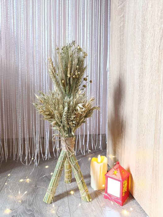 Дідух різдвяний з колосків пшениці