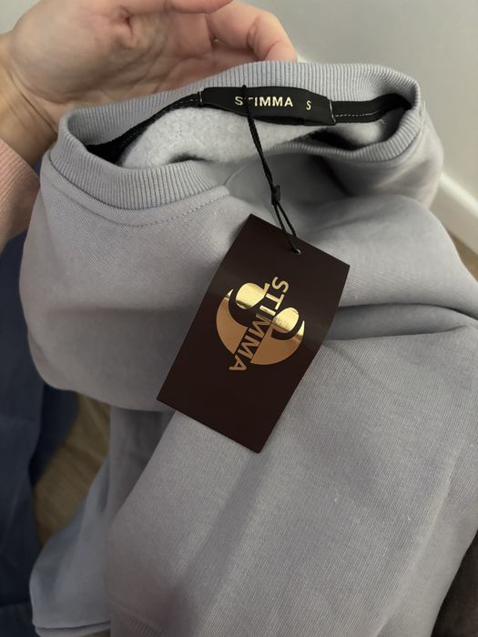 Утеплений світшот вільного крою stimma,на байці ,худі,кофта