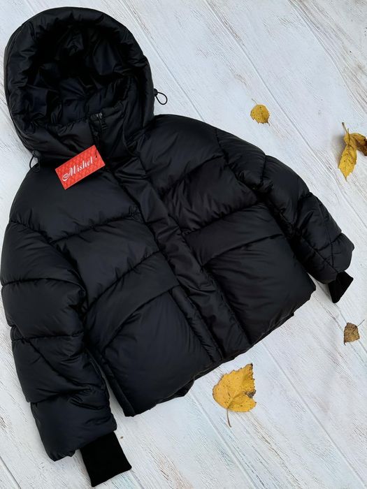 Стильна зимова куртка для дівчаток , куртка пуфер на ріст 140,146,152