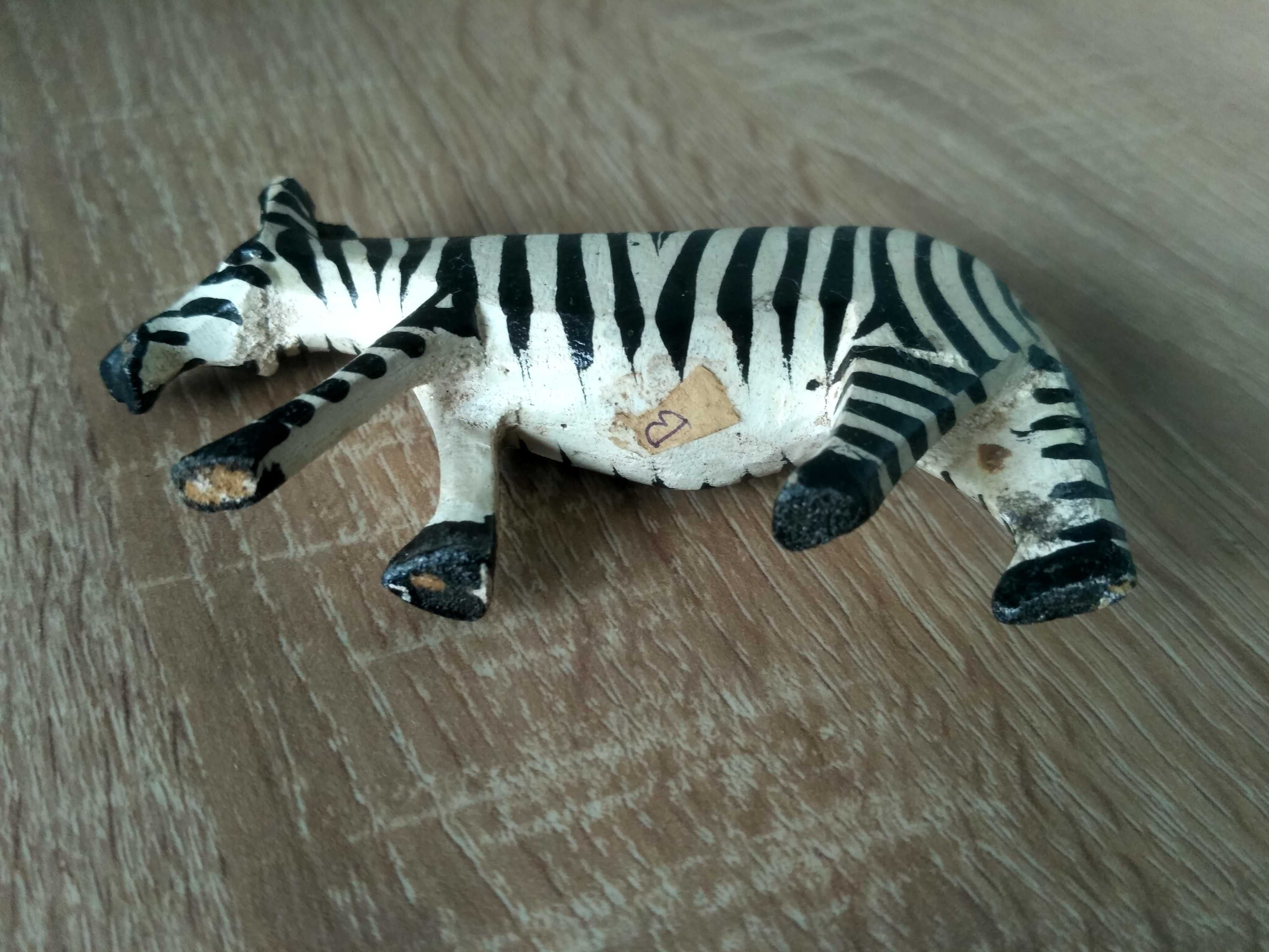 hand carved Zebra made from the Jacaranda tree, Kenya, Africa