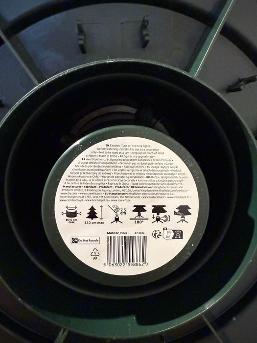 Stojak pod choinkę