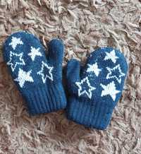 Grube rękawiczki na zimę