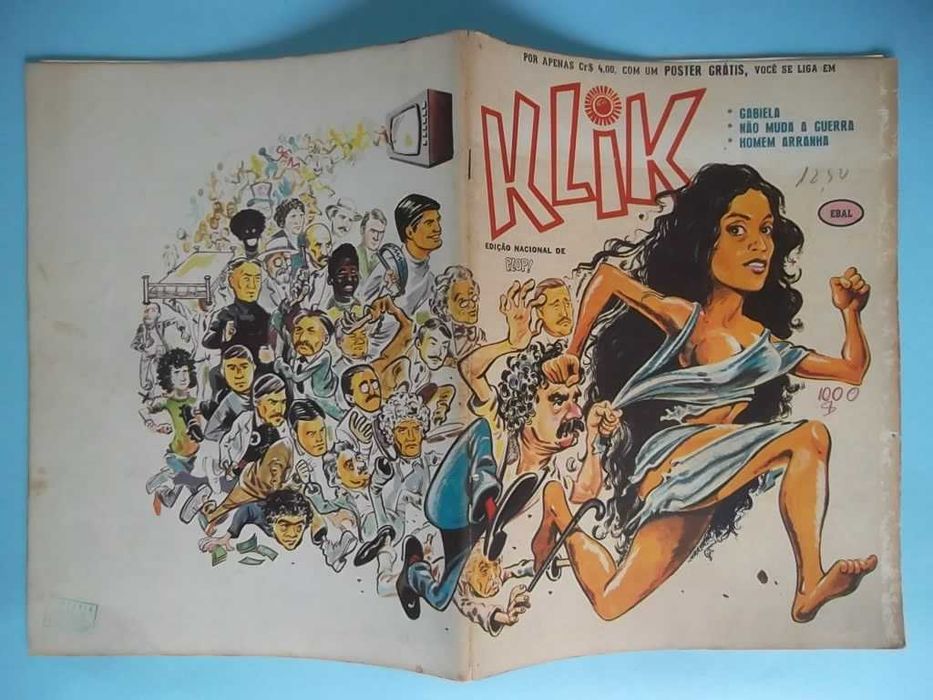 "KLIK" Revista de BD humorística da EBAL