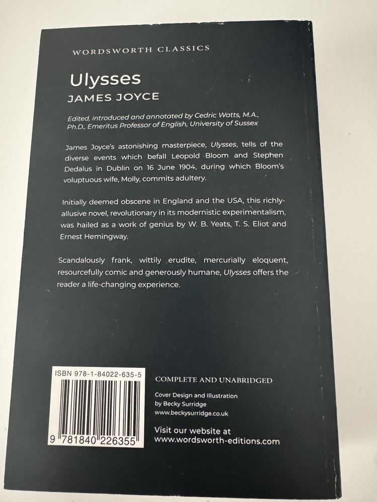 James Joyce - Ulysses (wersja angielska)