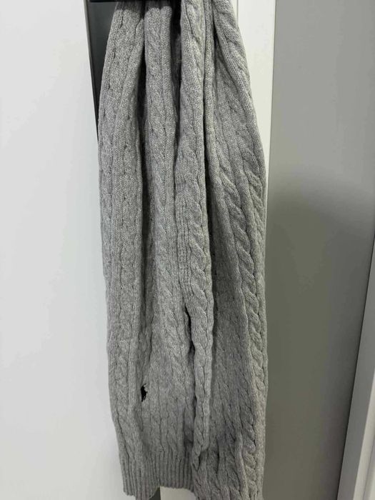 Szary Szalik Ralph Lauren Polo – Nowy