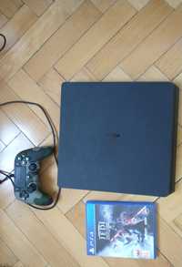 Konsola PS4 slim + pad + gra