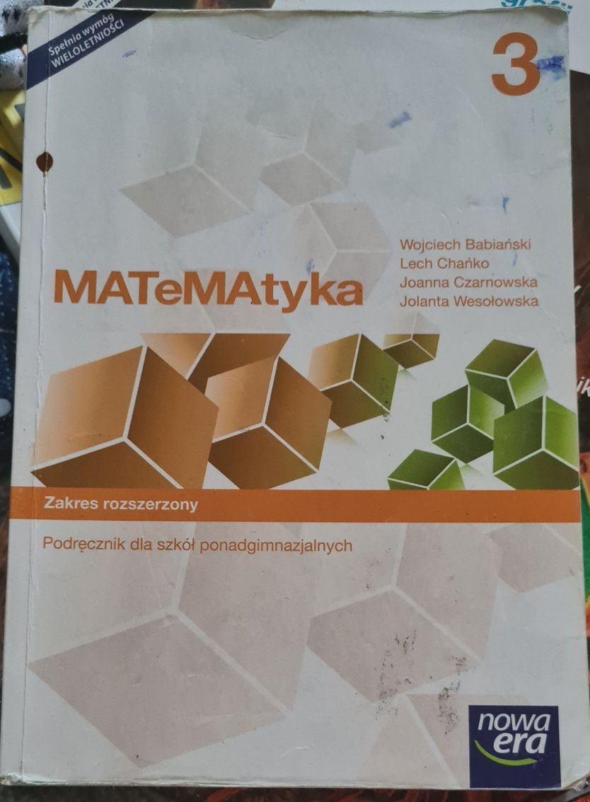 Matematyka 3 zakres rozszerzony