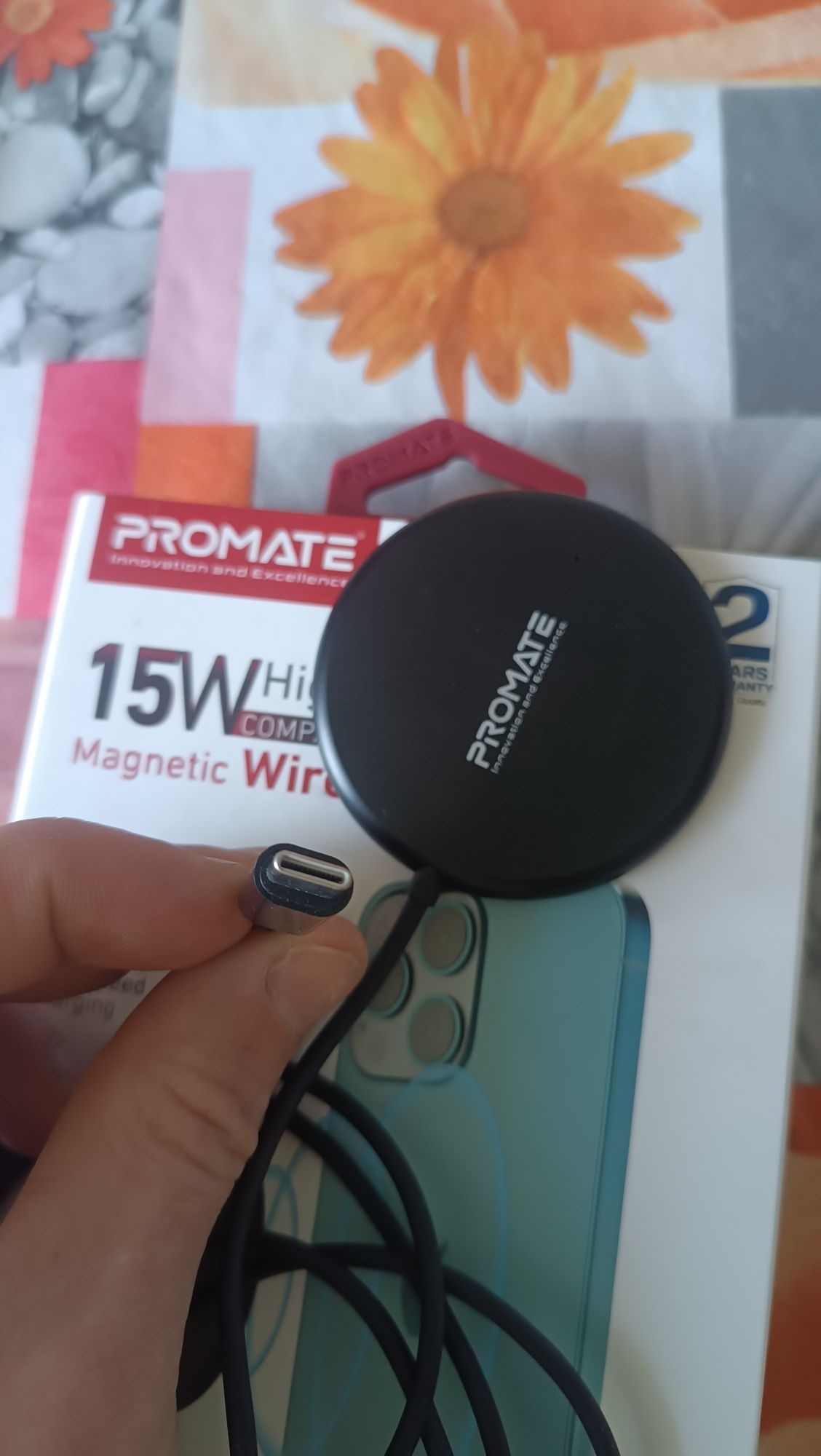 Беспроводное зарядное устройство Promate MagTag-15W