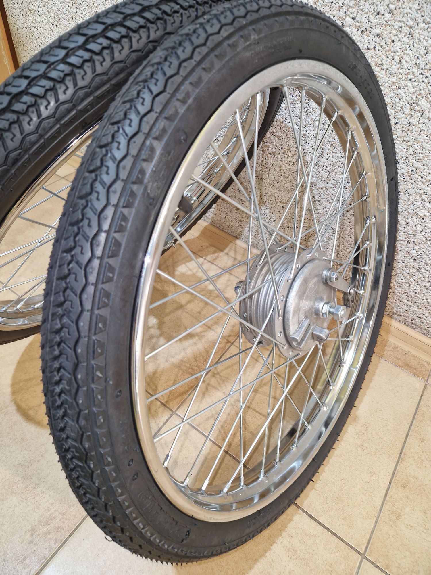 Odnowione kola kpl Romet komar r19" pl wycentrowane