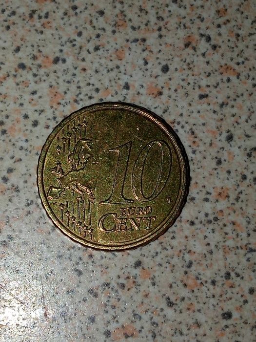 Монета 10 Euro Cent Греция 2016 г.
