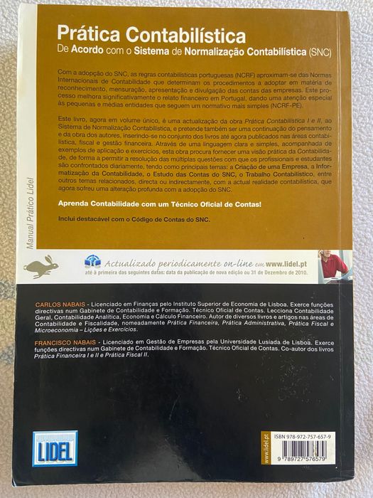 Prática Contabilística - livro