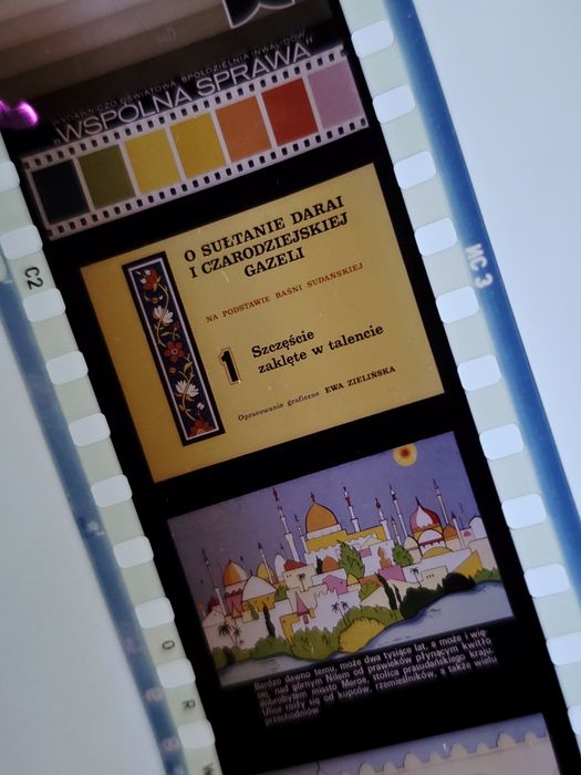 Bajka na rzutnik O Sułtanie Darai Bajki na kliszy prl retro