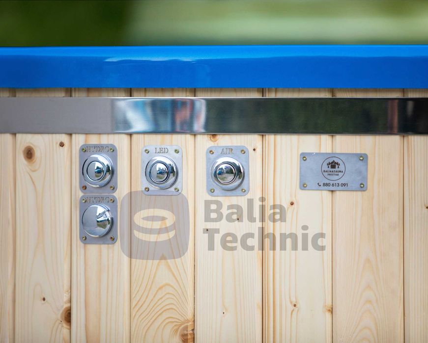 Tabliczki, blaszki do przycisków do balii ogrodowej, bani jacuzzi