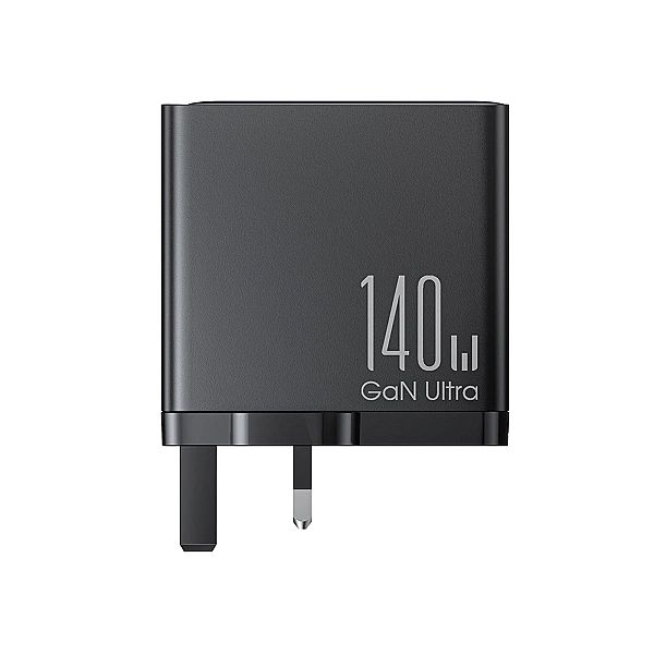 Ładowarka GaN UK Joyroom JR-TCG05UK 140W 3x USB-C USB-A + kabel USB-C
