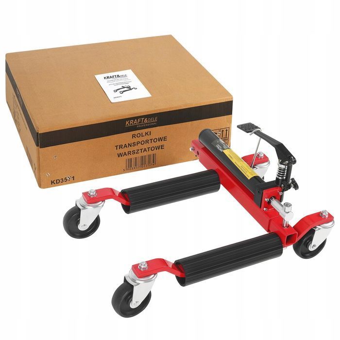 Wózek Rolka 680 Kg Hydrauliczny Transportowy Serwisowy Pod Koło