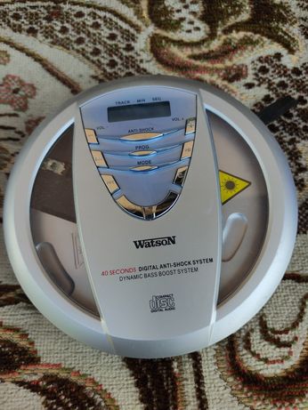 Przenośny odtwarzacz CD Discman Watson CD7541 Sprawny Ładny + Gratis
