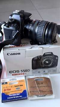 Canon EOS 550 D + 2 obiektywy + filtry