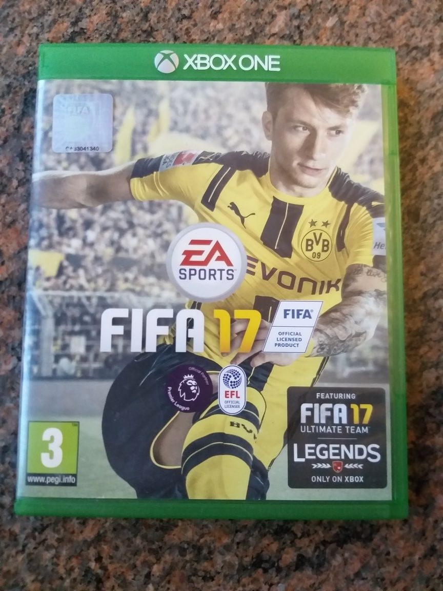 Gra Fifa 17 Xbox One Xone na konsole pudełkowa game piłkarska fifa