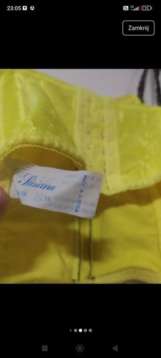 żółty neonowy welurowy top XS S rave wixapol