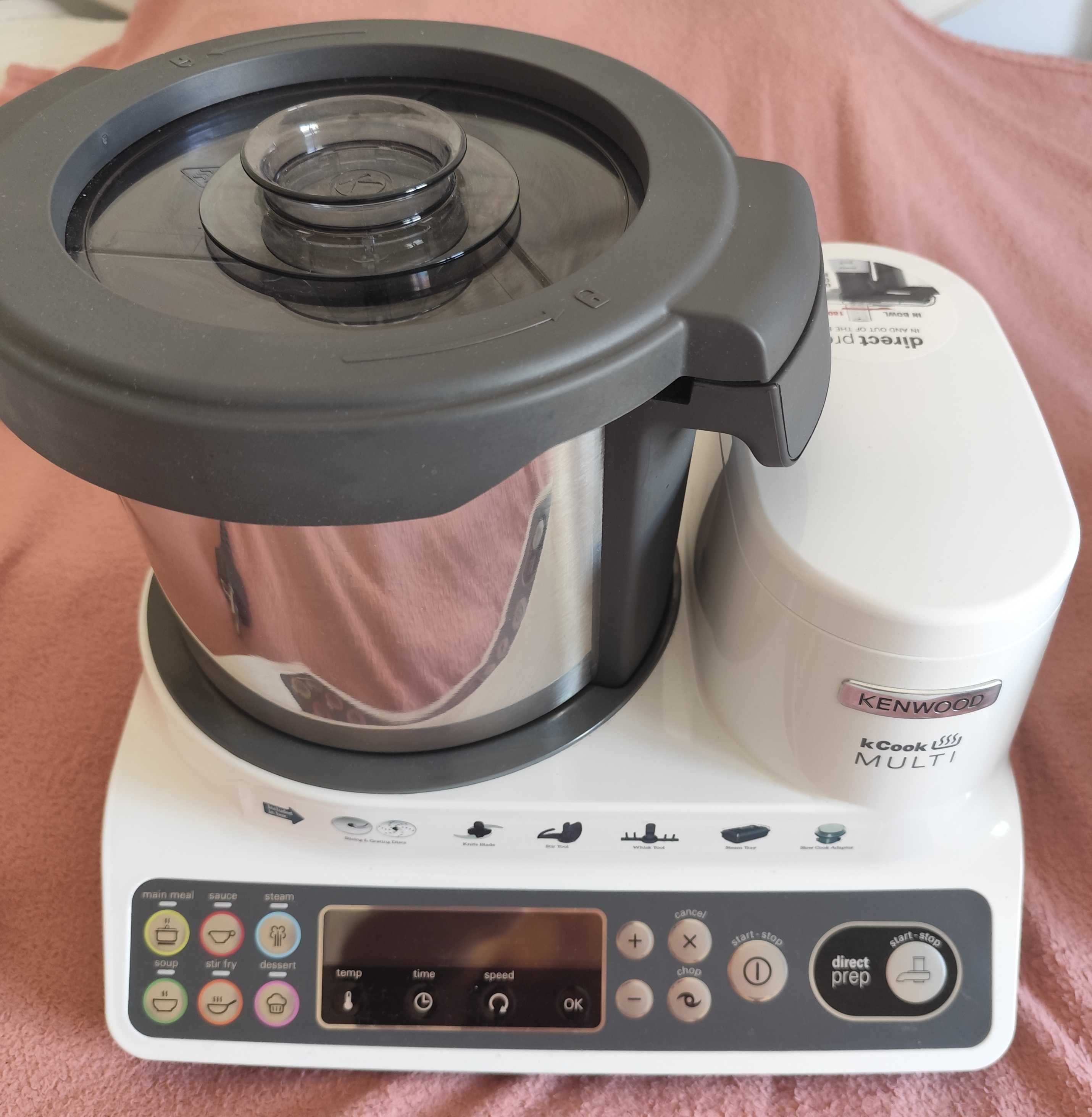 Robot de cozinha kenwood kcook multi ccl401wh nunca usado, na caixa.