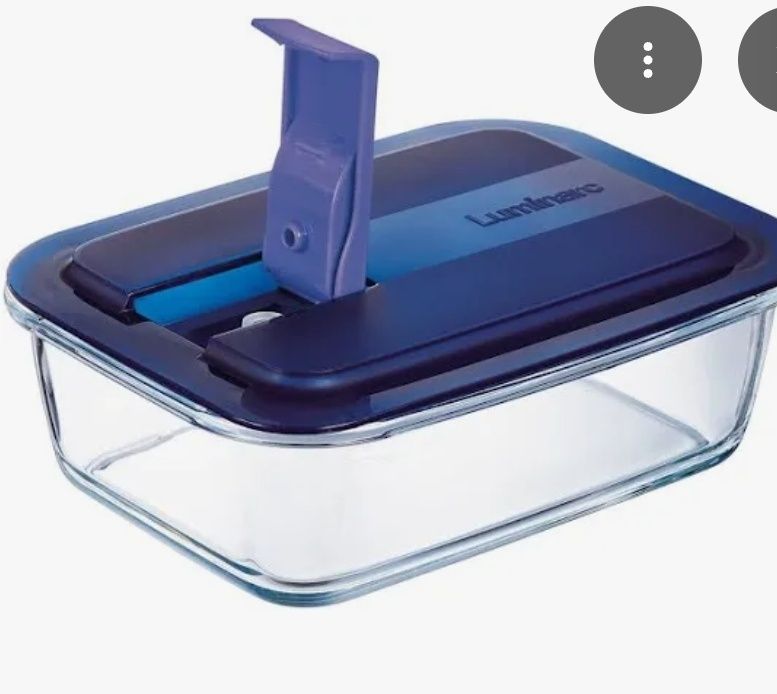 Caixa de vidro quadrada  hermético com válvula