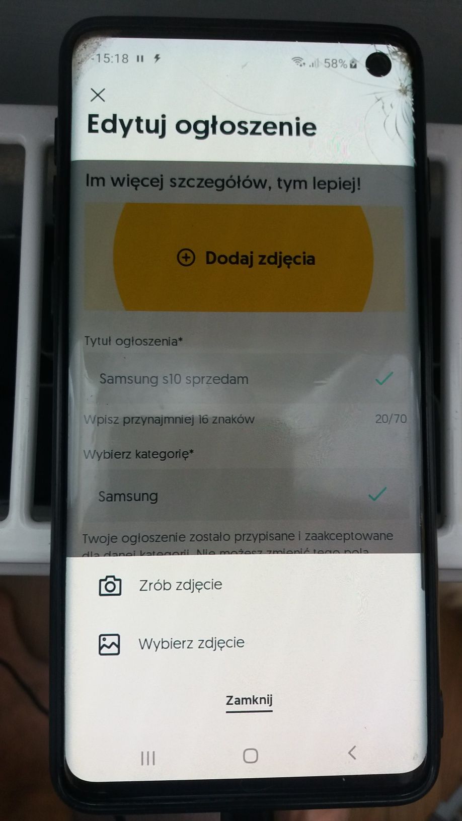 Samsung S10 Galaxy sprzedam