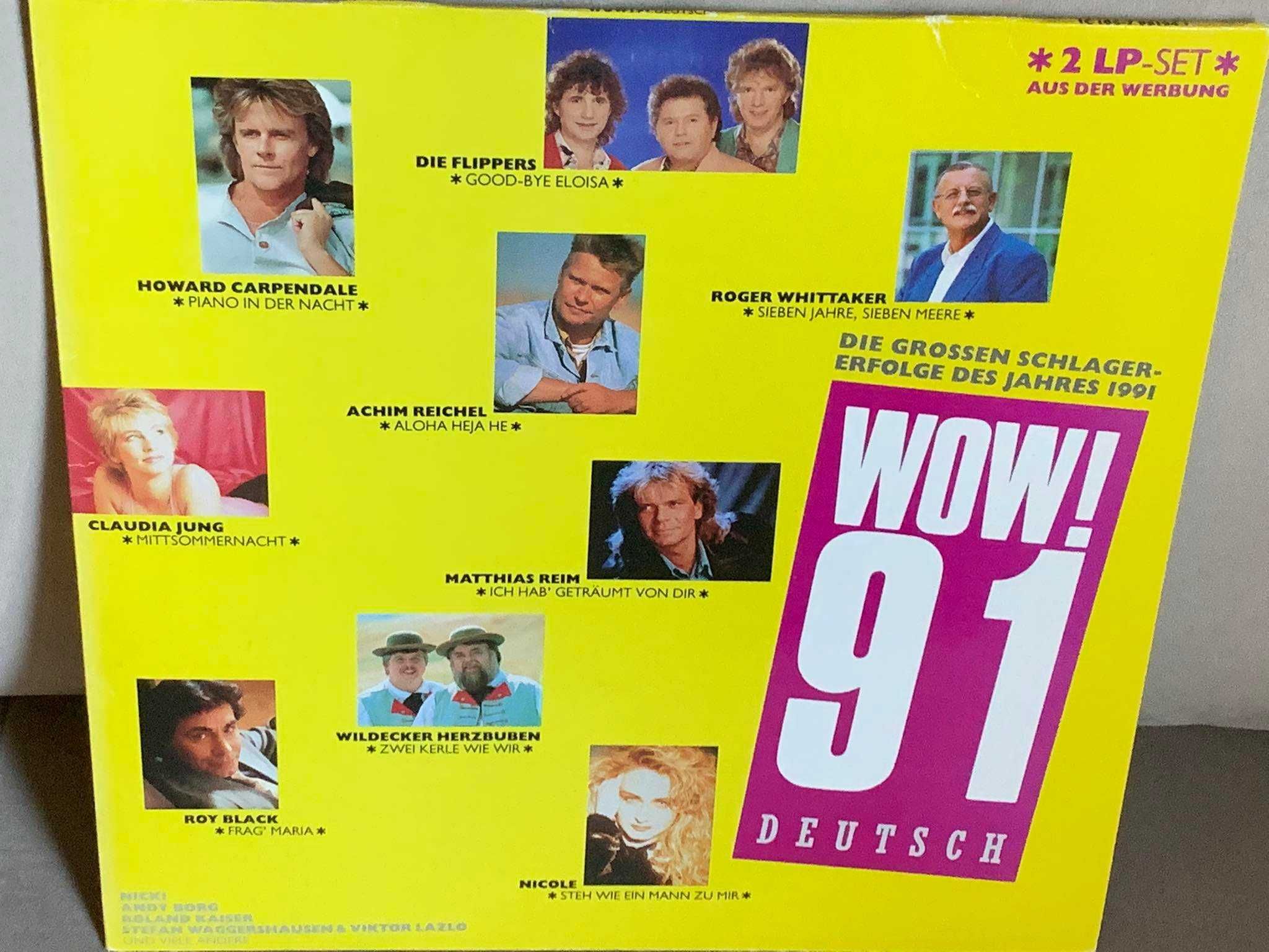 WOW! 91  Deutsch - Winyl - 2 LP - (The Flippers, Roy Black) -stan VG+!