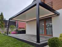 Żaluzje fasadowe z90 c80 , pergola aluminiowa , rolety