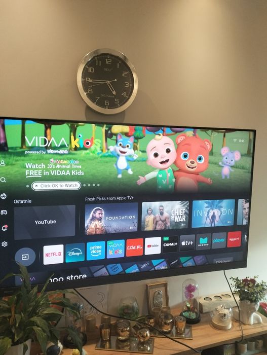 Telewizor 55cala Hinense prawie nowy