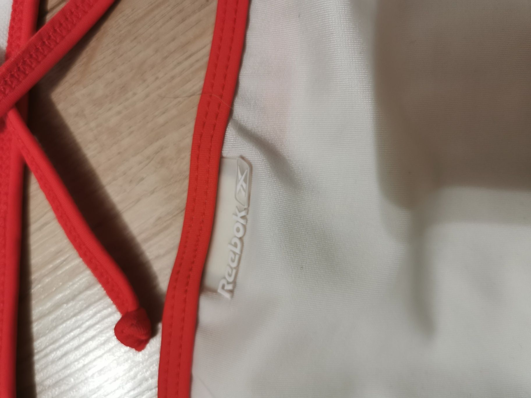 Strój kąpielowy kostium dwuczęściowy top majtki Reebok 40 L biały