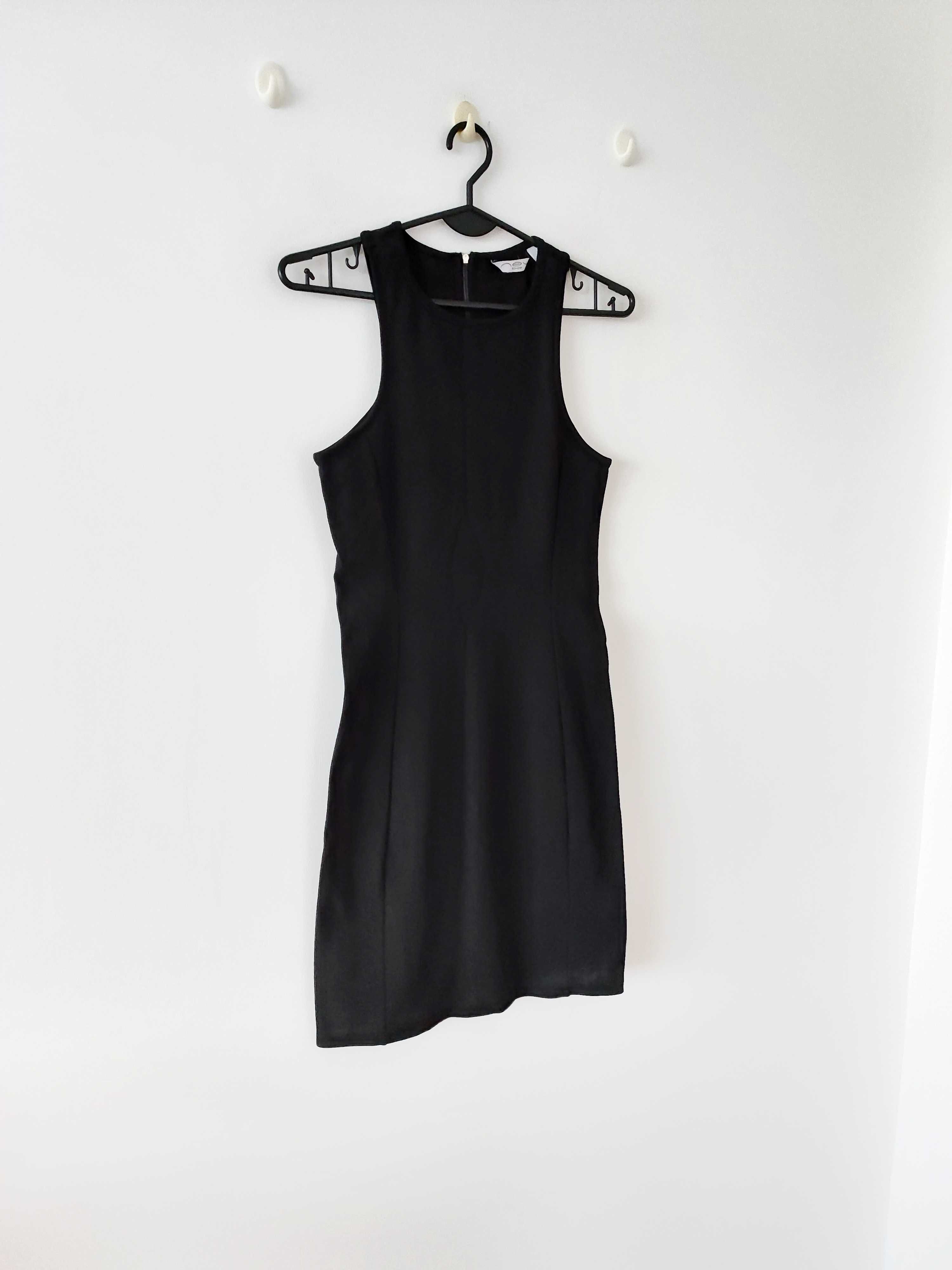 New Look mała Czarna dopasowana seksowna sukienka na sylwestra