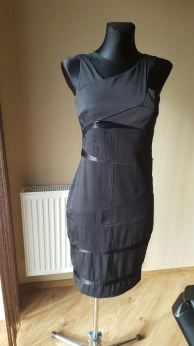 Sukienka mohito mała czarna dopasowana ołówkowa 36 S