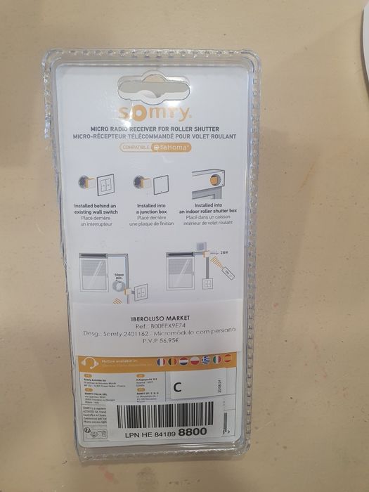 Micro módulo de persiana  -SOMFY