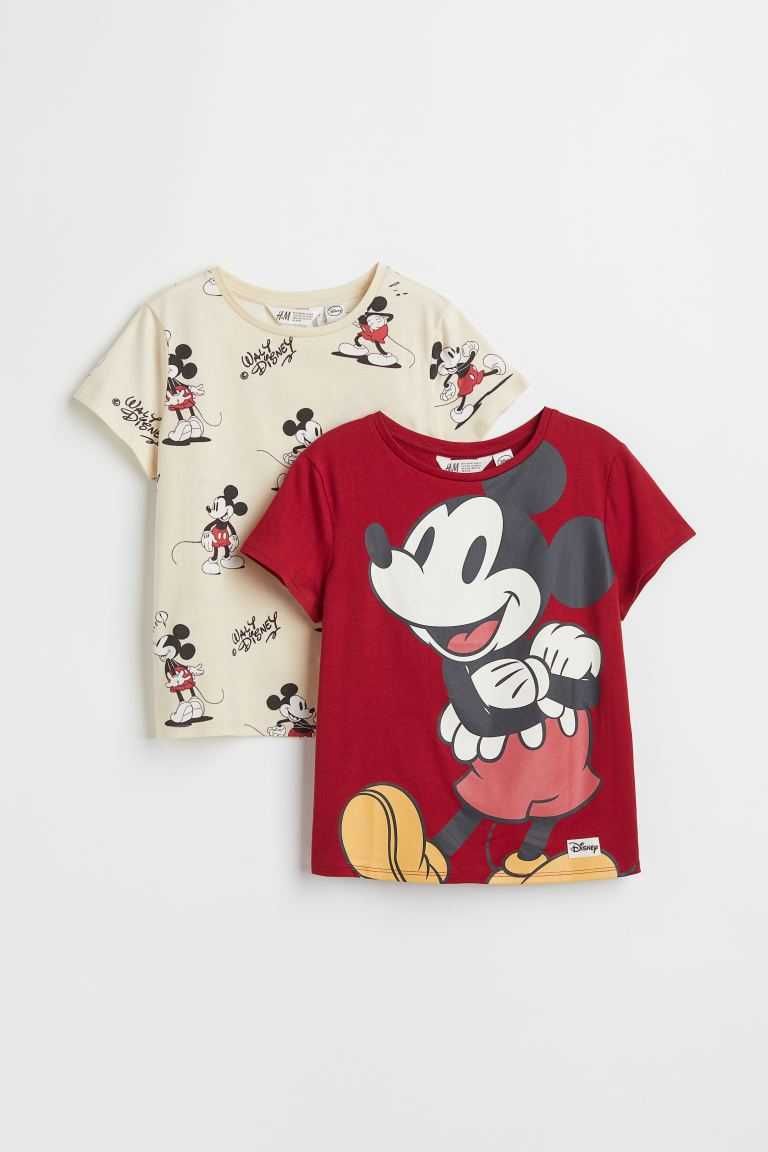 Комплект футболок H&M з принтом Disney.