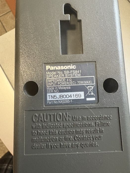 Kino domowe Panasonic