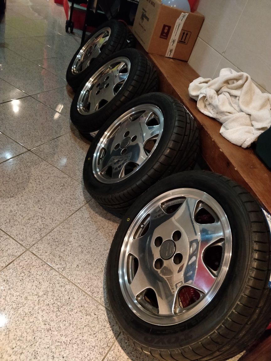 Jantes VW 15 4x100 Le Castellet como novas