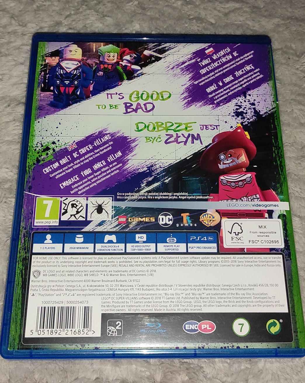 Gra Lego DC super villains na Ps4