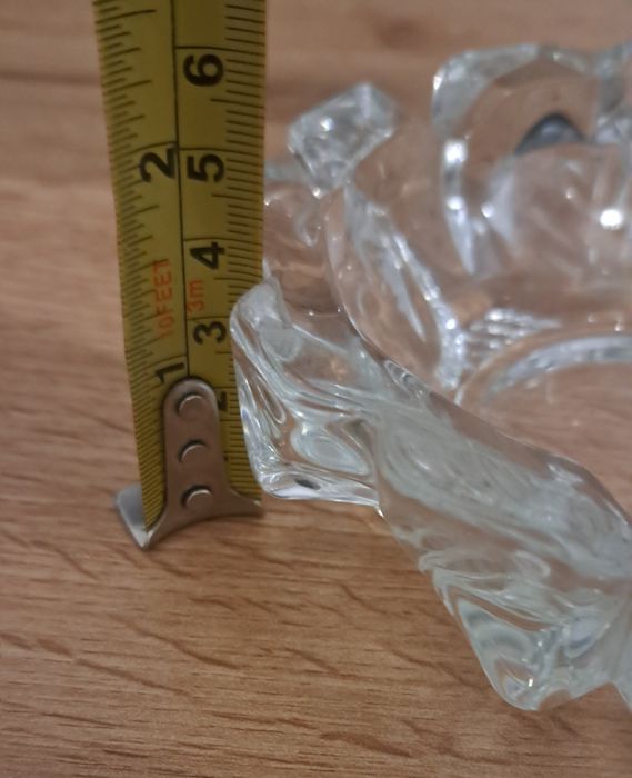 Popielniczka kryształowa PRL