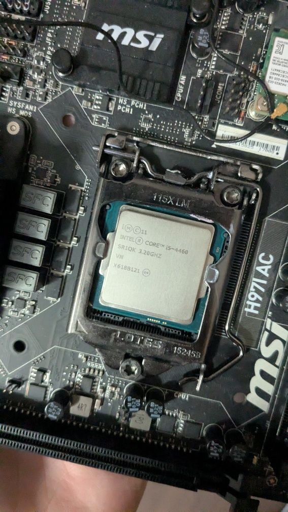 Mini ITX комплект s1150 MSI H97I AC wifi та i5 4460